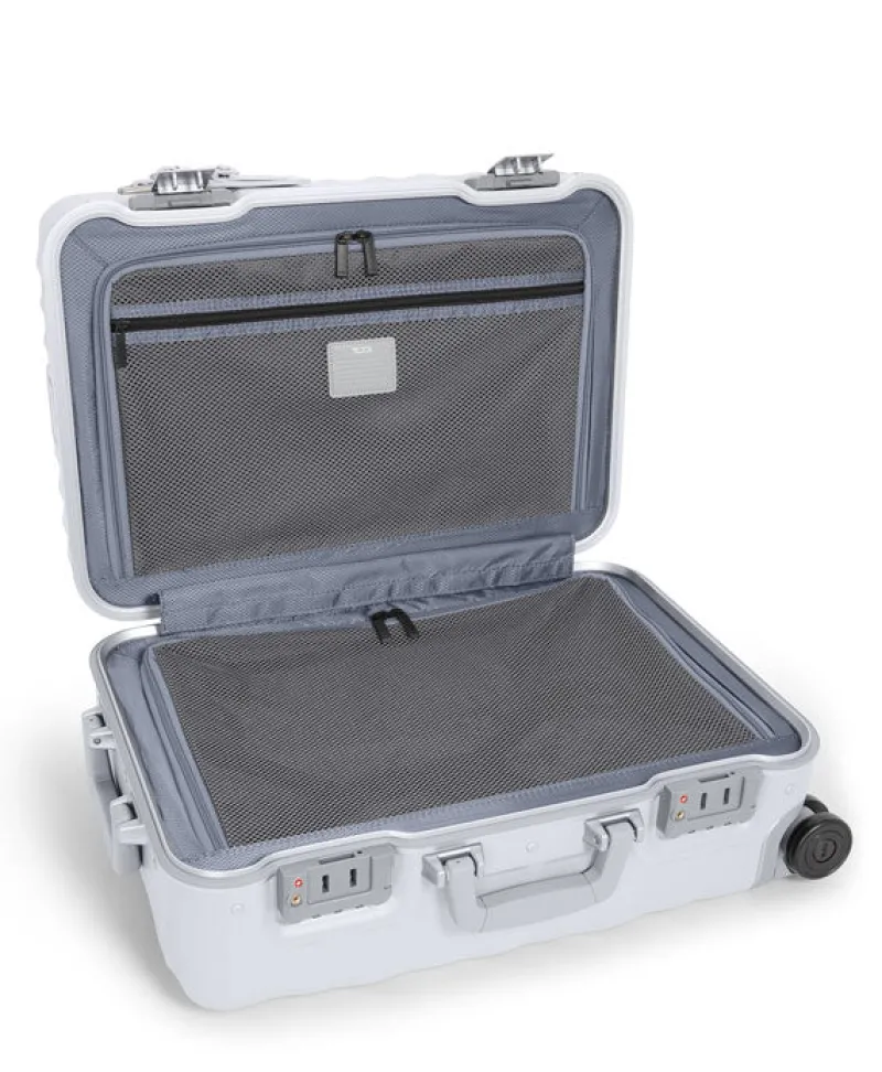 Tumi Spinner (4 Wheel) | Hardside Luggage-19 Degree Frame International 4 Wheeled Carry-On 55cm - Pearl Grey