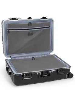 Tumi Spinner (4 Wheel) | Hardside Luggage-19 Degree Frame Short Trip 4 Wheeled Checked Luggage 66cm - Black Texture