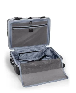Tumi Spinner (4 Wheel) | Hardside Luggage-19 Degree Frame Short Trip 4 Wheeled Checked Luggage 66cm - Black Texture