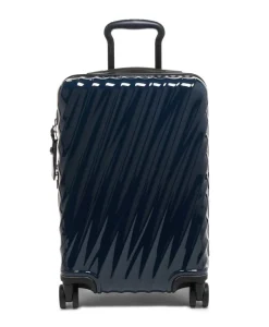 Tumi Spinner (4 Wheel) | Cabin Luggage-19 Degree International Expandable 4 Wheeled Carry-On - Navy