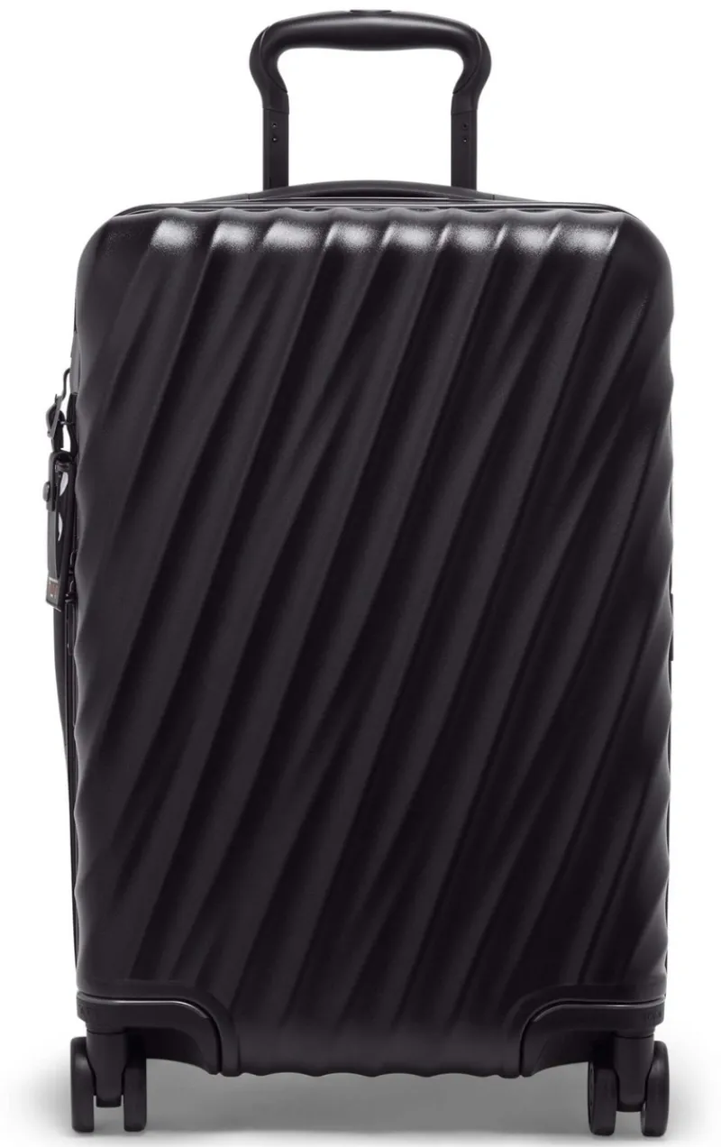 Tumi Spinner (4 Wheel) | Hardside Luggage-19 Degree International Expandable Carry-On 55cm - Black Texture