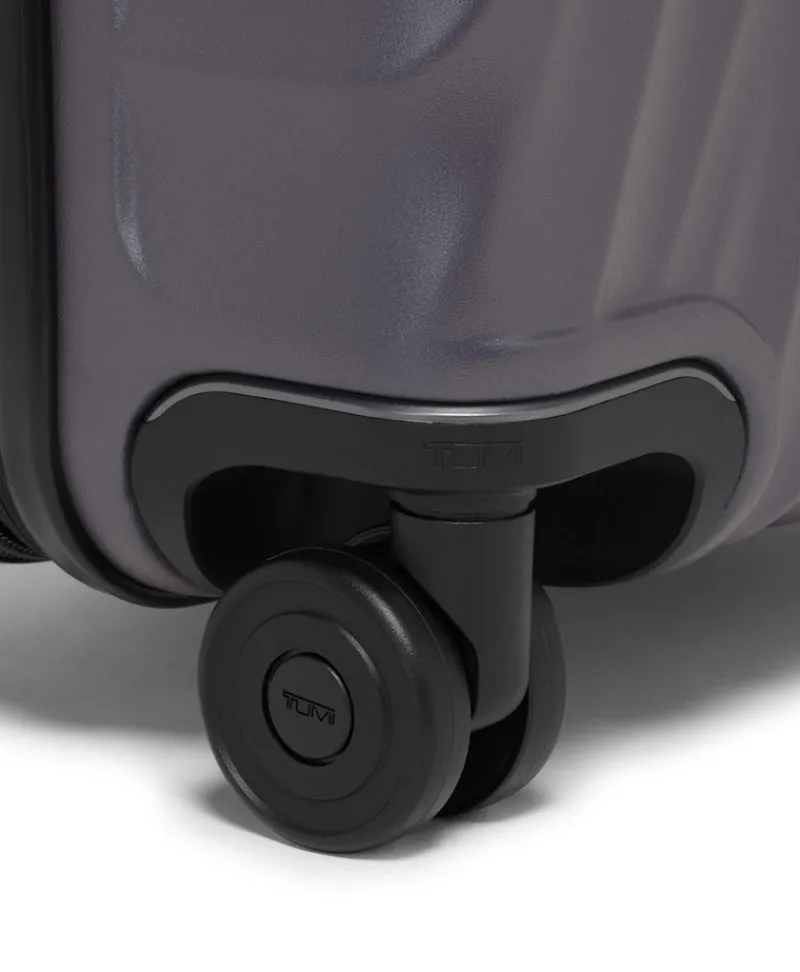 London Luggage Spinner (4 Wheel) | Hardside Luggage-19 Degree International Expandable Carry-On 55cm - Grey Texture
