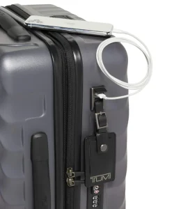 London Luggage Spinner (4 Wheel) | Hardside Luggage-19 Degree International Expandable Carry-On 55cm - Grey Texture