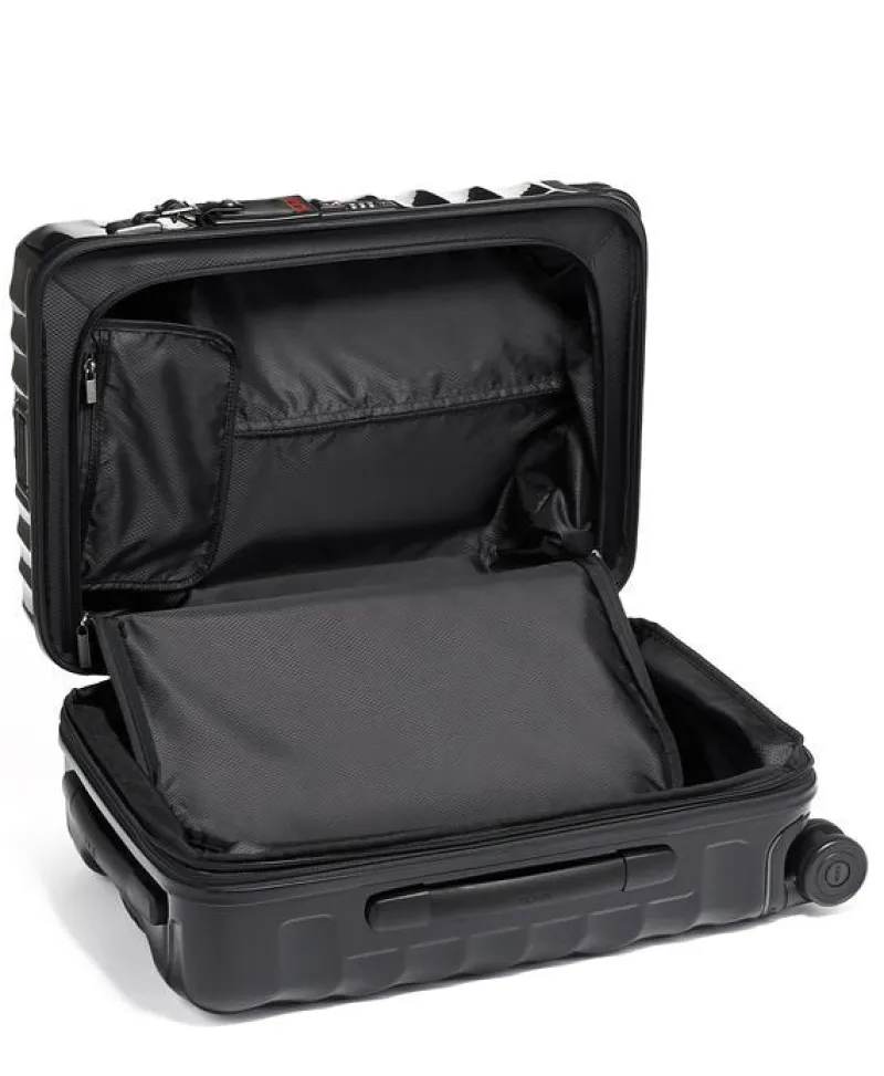 Tumi Spinner (4 Wheel) | Hardside Luggage-19 Degree International Expandable 4 Wheeled Carry-On - Black