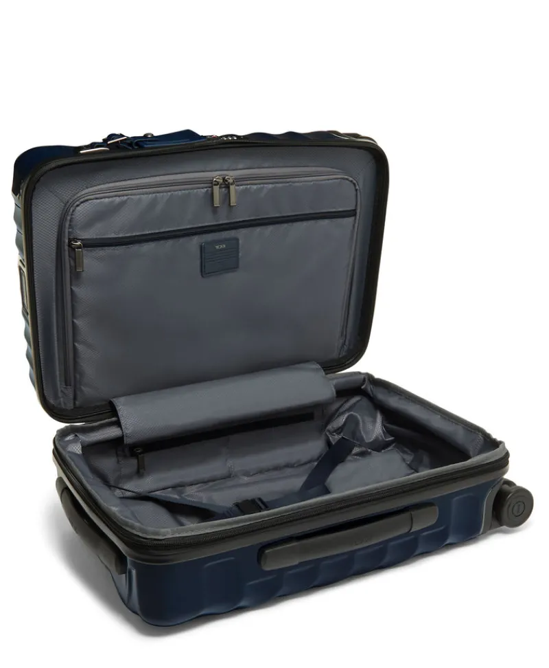 Tumi Spinner (4 Wheel) | Cabin Luggage-19 Degree International Expandable 4 Wheeled Carry-On - Navy