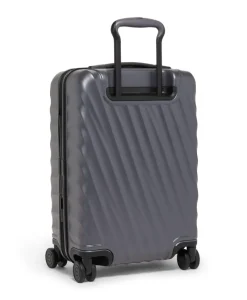 London Luggage Spinner (4 Wheel) | Hardside Luggage-19 Degree International Expandable Carry-On 55cm - Grey Texture