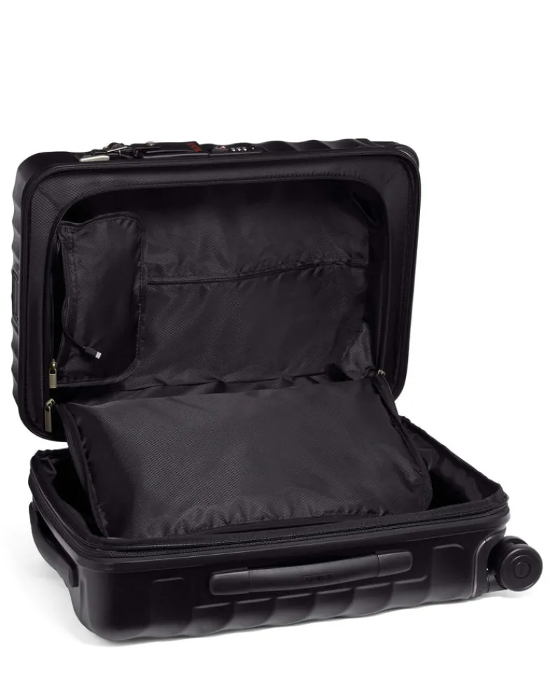 Tumi Spinner (4 Wheel) | Hardside Luggage-19 Degree International Expandable Carry-On 55cm - Black Texture