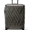 London Luggage Spinner (4 Wheel) | Hardside Luggage-19 Degree Lite Continental 4 Wheeled Carry-On (55 cm) - Black/Graphite