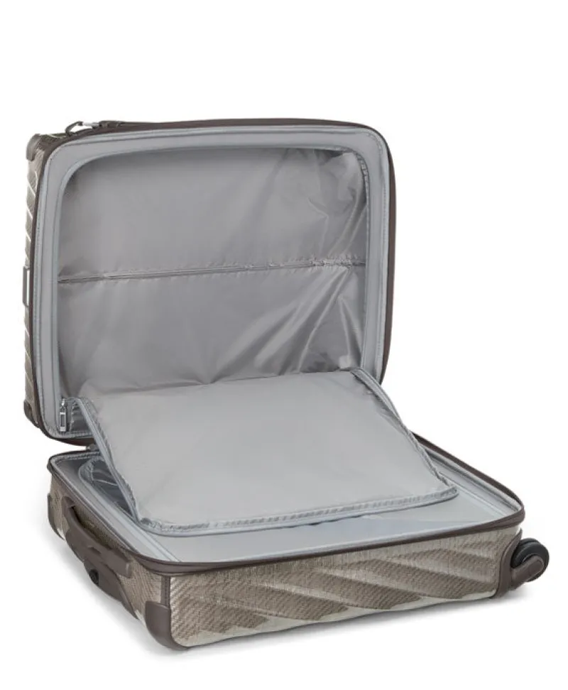 London Luggage Spinner (4 Wheel) | Hardside Luggage-19 Degree Lite Continental 4 Wheeled Carry-On (55 cm) - Titanium