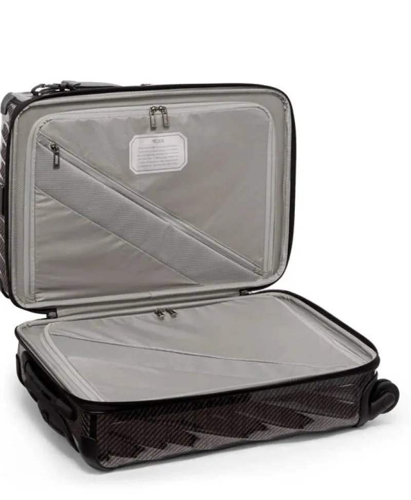London Luggage Spinner (4 Wheel) | Hardside Luggage-19 Degree Lite International 4 Wheeled Carry-On (55 cm) - Black/Graphite