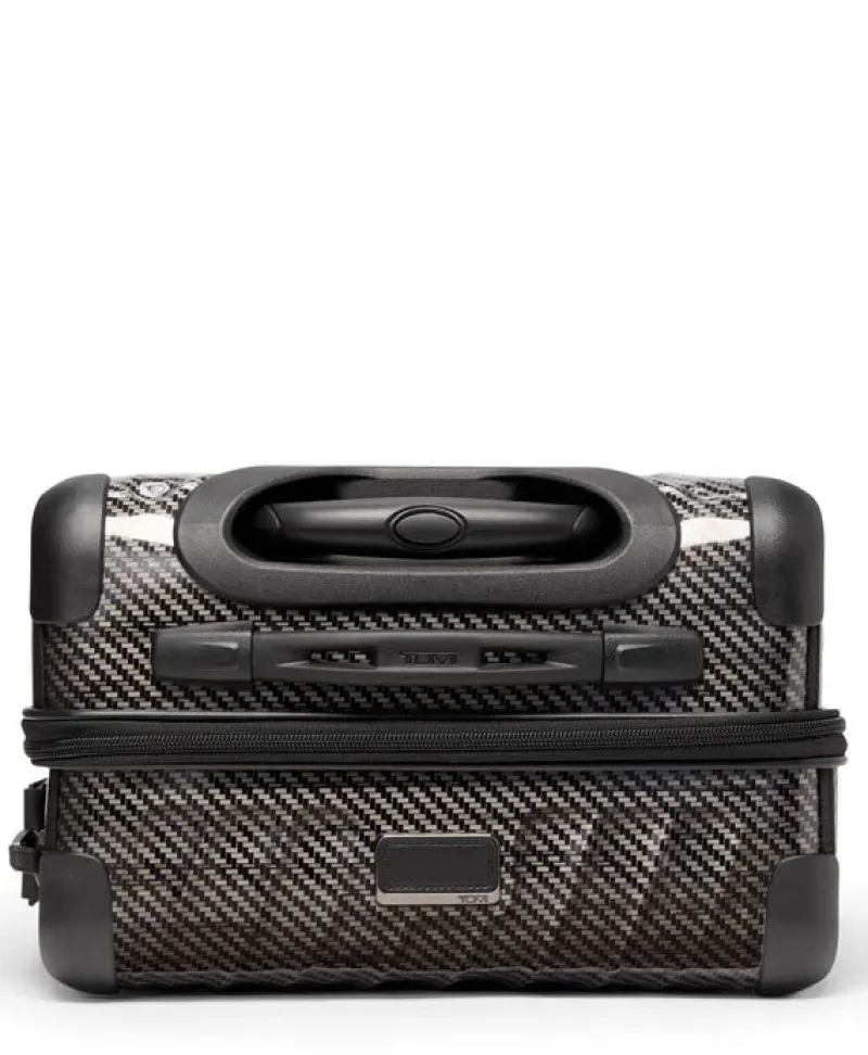London Luggage Spinner (4 Wheel) | Hardside Luggage-19 Degree Lite International 4 Wheeled Carry-On (55 cm) - Black/Graphite
