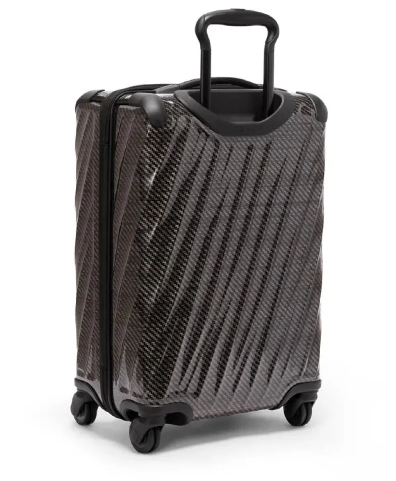 London Luggage Spinner (4 Wheel) | Hardside Luggage-19 Degree Lite International 4 Wheeled Carry-On (55 cm) - Black/Graphite