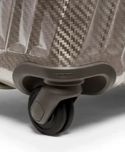 London Luggage Hardside Luggage | Cabin Luggage-19 Degree Lite Short Trip Checked Luggage 66 cm - Titanium
