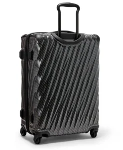 London Luggage Hardside Luggage | Cabin Luggage-19 Degree Lite Short Trip Checked Luggage 66 cm - Black/Graphite