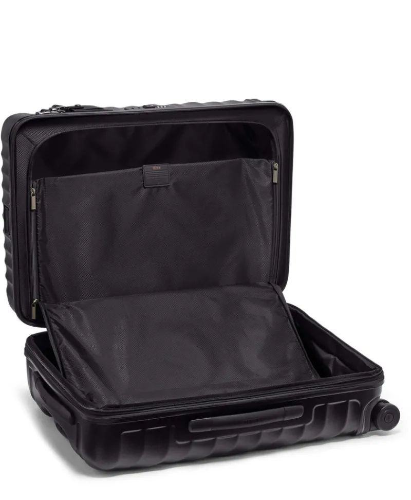 Tumi Hardside Luggage | Cabin Luggage-19 Degree Short Trip Expandable 4 Wheeled Packing Case - Black Textured