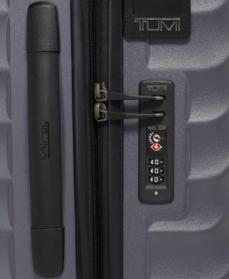 Tumi Hardside Luggage | Cabin Luggage-19 Degree Short Trip Expandable 4 Wheeled Packing Case - Grey Texture