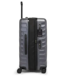 Tumi Hardside Luggage | Cabin Luggage-19 Degree Short Trip Expandable 4 Wheeled Packing Case - Grey Texture