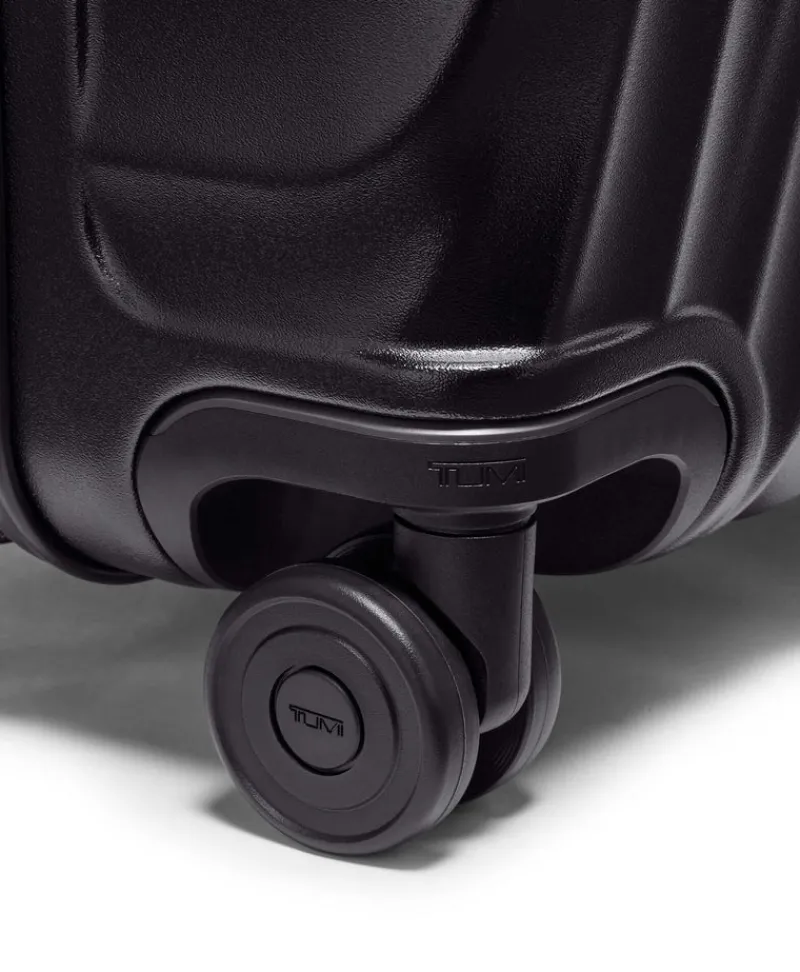 Tumi Hardside Luggage | Cabin Luggage-19 Degree Short Trip Expandable 4 Wheeled Packing Case - Black Textured
