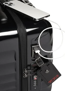 Tumi Spinner (4 Wheel) | Hardside Luggage-19 Degree Small Compact 4 Wheeled Brief - Black