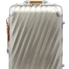 London Luggage Aluminium Luggage | Hardside Luggage-19 Degree Titanium International Carry-On - Titanium