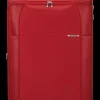 Samsonite Spinner (4 Wheel) | Lightweight Luggage-D'LITE 83cm Spinner (4 wheels) - Chili Red