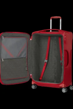 Samsonite Spinner (4 Wheel) | Lightweight Luggage-D'LITE 83cm Spinner (4 wheels) - Chili Red