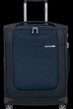 Samsonite Spinner (4 Wheel) | Lightweight Luggage-D'LITE 55cm Spinner Expandable (4 wheels) - Midnight Blue