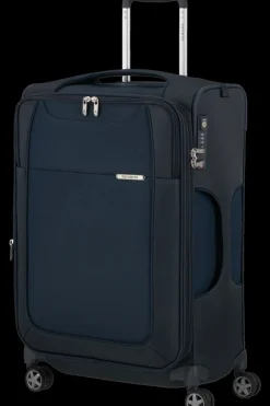 Samsonite Spinner (4 Wheel) | Lightweight Luggage-D'LITE 63cm Spinner Expandable (4 wheels) - Midnight Blue