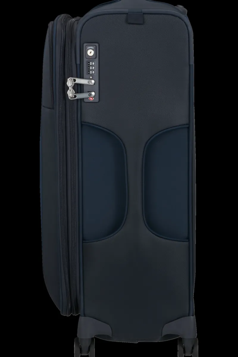 Samsonite Spinner (4 Wheel) | Lightweight Luggage-D'LITE 63cm Spinner Expandable (4 wheels) - Midnight Blue