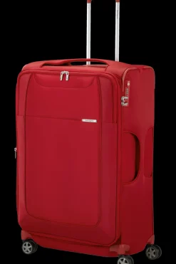 Samsonite Spinner (4 Wheel) | Lightweight Luggage-D'LITE 78cm Spinner Expandable (4 wheels) - Chili Red
