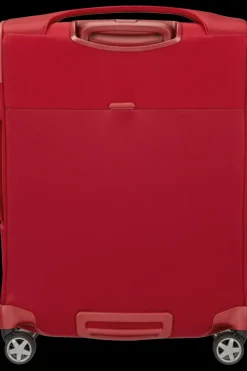 Samsonite Spinner (4 Wheel) | Lightweight Luggage-D'LITE 55cm Spinner Expandable (4 wheels) - Chili Red