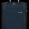 Samsonite Spinner (4 Wheel) | Lightweight Luggage-D'LITE 55cm Upright Expandable (2 wheels) - Midnight Blue