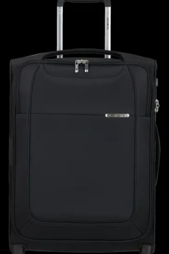 Samsonite Upright (2 Wheel) | Lightweight Luggage-D'LITE 55cm Upright Expandable (2 wheels) - Black