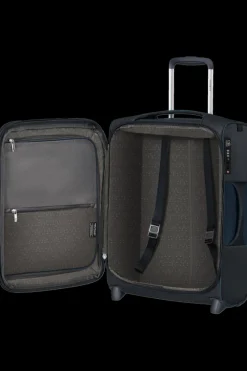 Samsonite Spinner (4 Wheel) | Lightweight Luggage-D'LITE 55cm Upright Expandable (2 wheels) - Midnight Blue