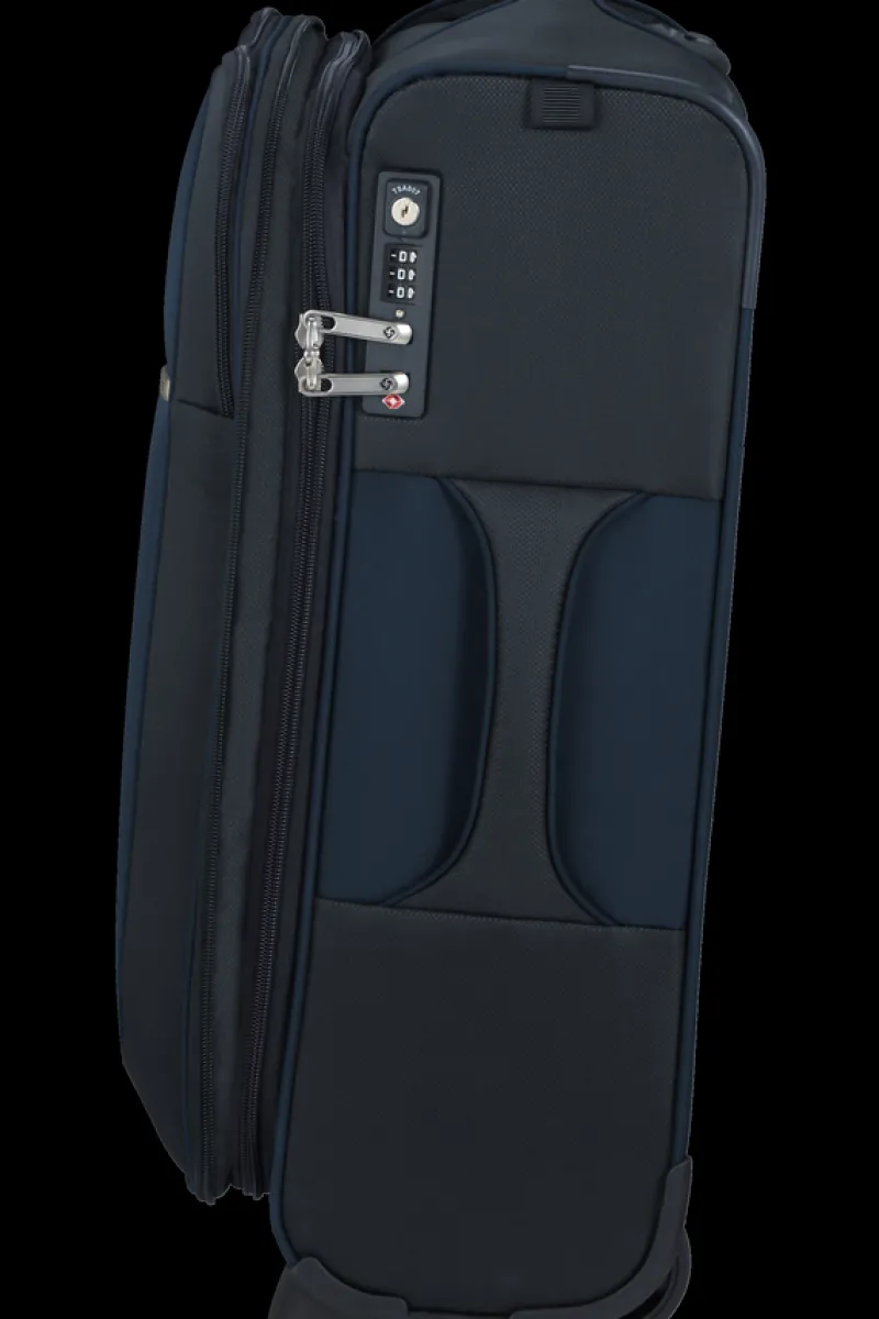 Samsonite Spinner (4 Wheel) | Lightweight Luggage-D'LITE 55cm Upright Expandable (2 wheels) - Midnight Blue