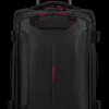 Samsonite Upright (2 Wheel) | Eco Friendly Luggage-ECODIVER Duffle with wheels double frame 55cm - Black