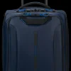 London Luggage Upright (2 Wheel) | Eco Friendly Luggage-ECODIVER Duffle with wheels underseater 45cm - Blue Nights