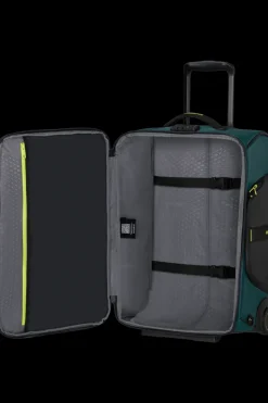 Samsonite Backpacks | Upright (2 Wheel)-ECODIVER Duffle with wheels 55cm backpack - Dark Teal/Lime