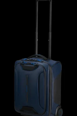 London Luggage Upright (2 Wheel) | Eco Friendly Luggage-ECODIVER Duffle with wheels underseater 45cm - Blue Nights