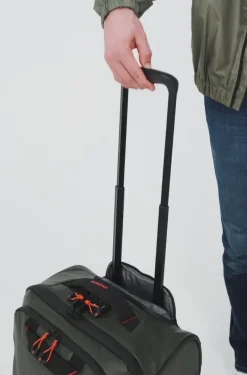 Samsonite Upright (2 Wheel) | Eco Friendly Luggage-ECODIVER Duffle with wheels 55cm - Climbing Ivy