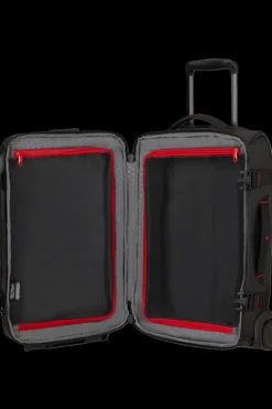 Samsonite Upright (2 Wheel) | Eco Friendly Luggage-ECODIVER Duffle with wheels double frame 55cm - Black