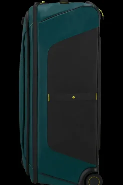 Samsonite Upright (2 Wheel) | Eco Friendly Luggage-ECODIVER Duffle with wheels 79cm - Dark Teal/Lime