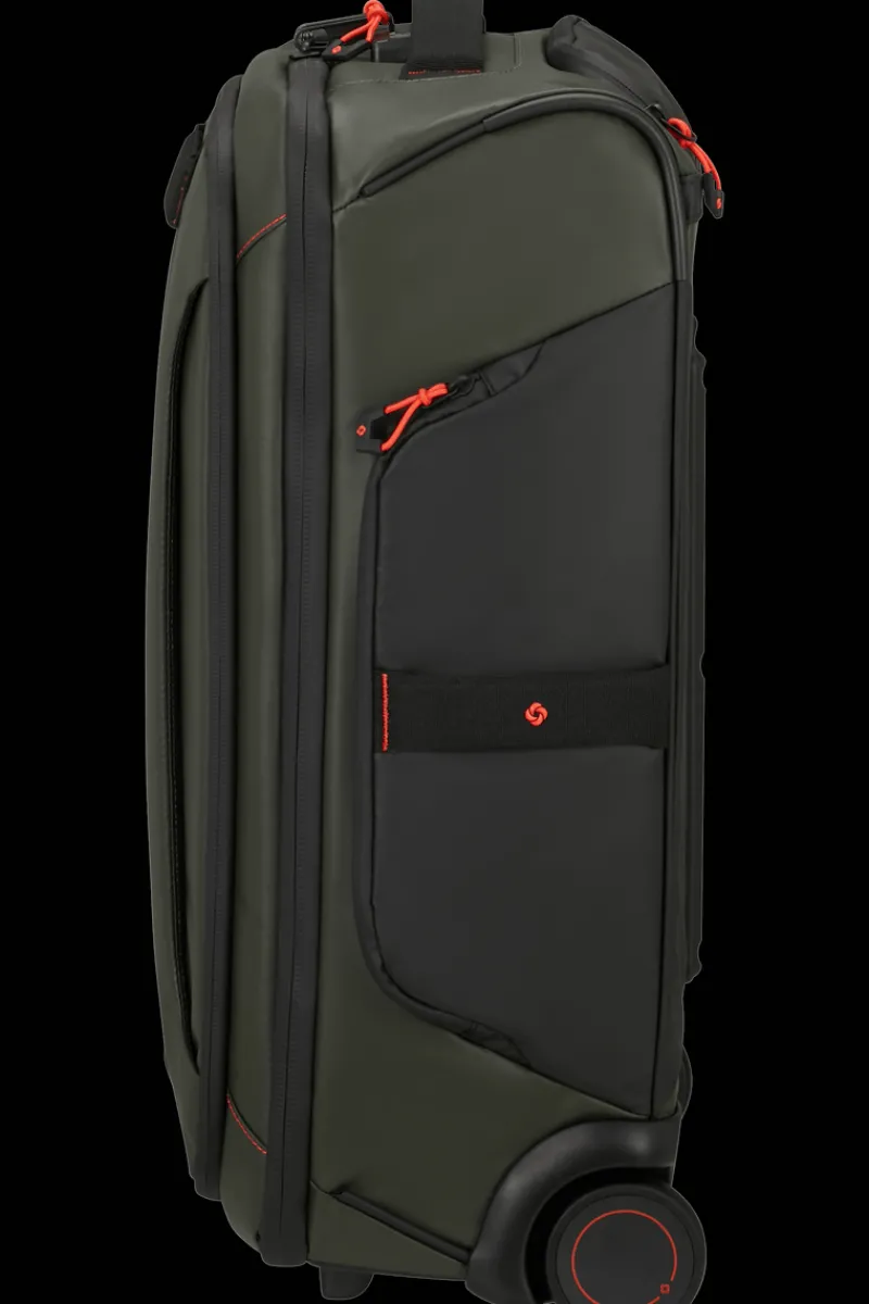 Samsonite Upright (2 Wheel) | Eco Friendly Luggage-ECODIVER Duffle with wheels 55cm - Climbing Ivy