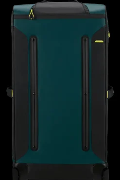 Samsonite Upright (2 Wheel) | Eco Friendly Luggage-ECODIVER Duffle with wheels 79cm - Dark Teal/Lime