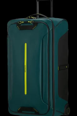 Samsonite Upright (2 Wheel) | Eco Friendly Luggage-ECODIVER Duffle with wheels 79cm - Dark Teal/Lime