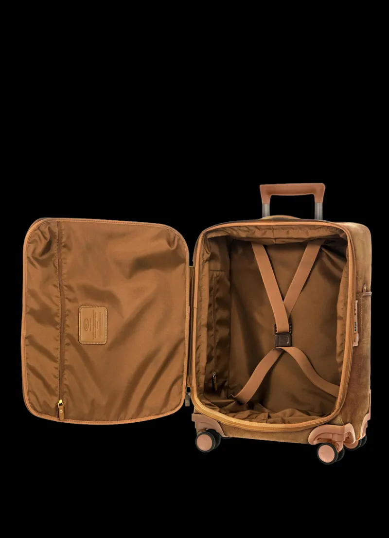 Brics Spinner (4 Wheel) | Softside Luggage-FIRENZE Compound Large Trolley - Cream