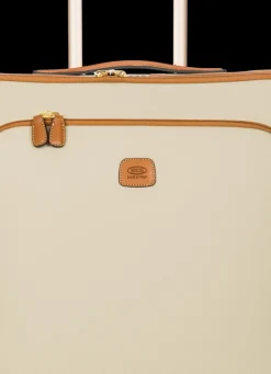 Brics Spinner (4 Wheel) | Softside Luggage-FIRENZE Compound Medium Trolley - Cream