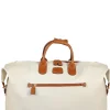 Brics Softside Luggage-Firenze Holdall Medium Clipper - Cream