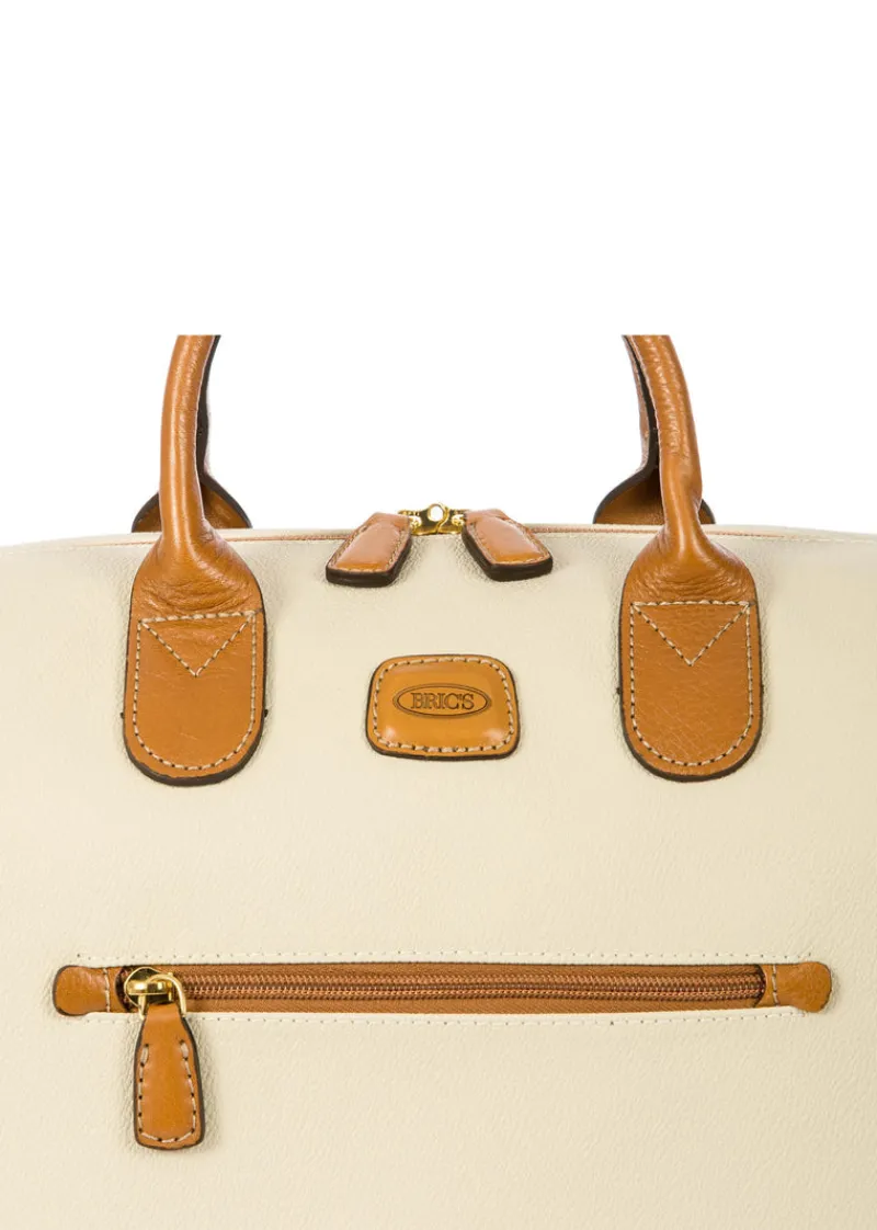 Brics Softside Luggage-Firenze Small Clipper - Cream