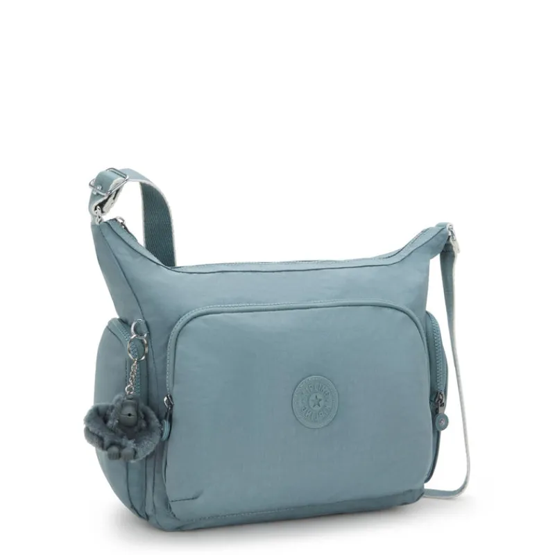 Kipling Crossbodys-GABB Large Crossbody Bag with Adjustable Straps - Relaxed Grey (blue)